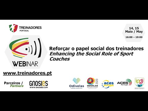 14 Maio 2020 | 1º Webinar: Reforçar o papel social dos treinadores