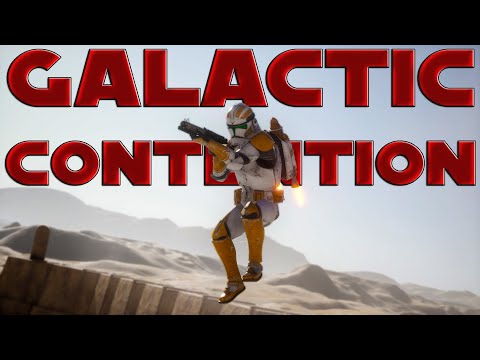 100 Player Battles Fought Across the GALAXY! | Squad Galactic Contention Star Wars Mod