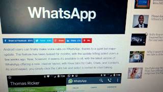preview picture of video 'WhatsApp finally adds voice calls for all Android users, iOS coming soon'