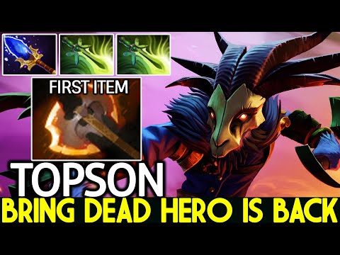 TOPSON [Riki] Bring Dead Hero Back to Mid with First Item Battle Fury Dota 2