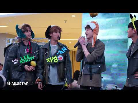 180408 Stray Kids Fansign - Chan’s Aegyo ft. Han Jisung
