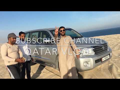 Desert sealine beach  in qatar by umair time