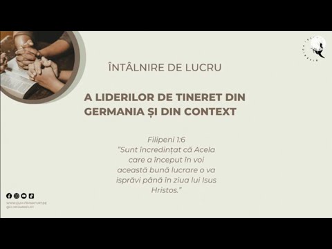 Întâlnirea  de tineret a liderilor din Germania și din comunitatea N/V Europa||13 Ianuarie 2024||
