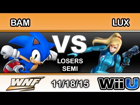 WNF S4E5 – DP | BAM (Sonic) Vs. Lux (Zero Suit Samus) Losers Semi - Smash Wii U