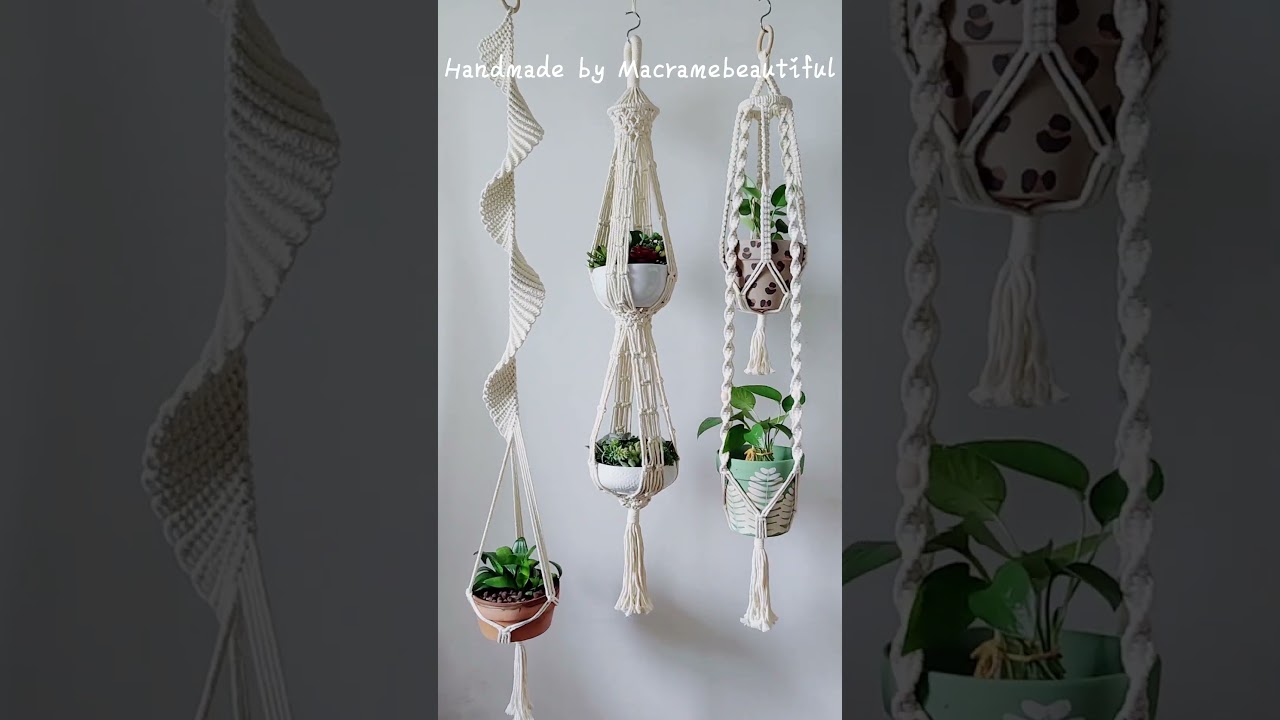 Stylish Macrame Plant Hangers: Bring Nature's Beauty Indoors