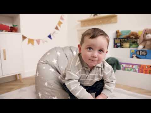 Sitzsack für Kinder Sternenklar Pink