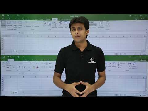 MS Excel: View Files Side by Side Video Lecture - How to become an ...