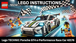 LEGO INSTRUCTIONS: LEGO ELECTRIFYING Porsche GT4 e Performance 42176 – Race into the Future!