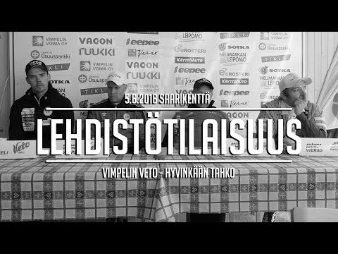 5.6.2016 Veto - Tahko lehdistötilaisuus