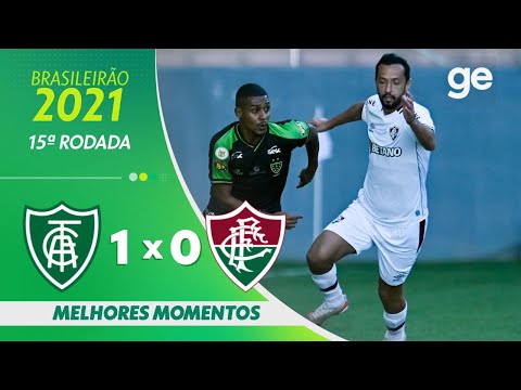Gols e lances de América-MG x Fluminense