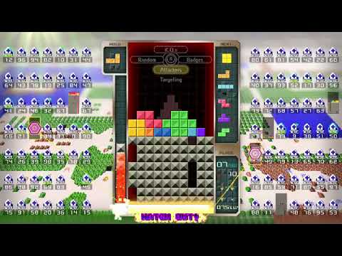 i got 6th place again w/ me not having time to place pieces in tetris 99 today!!!