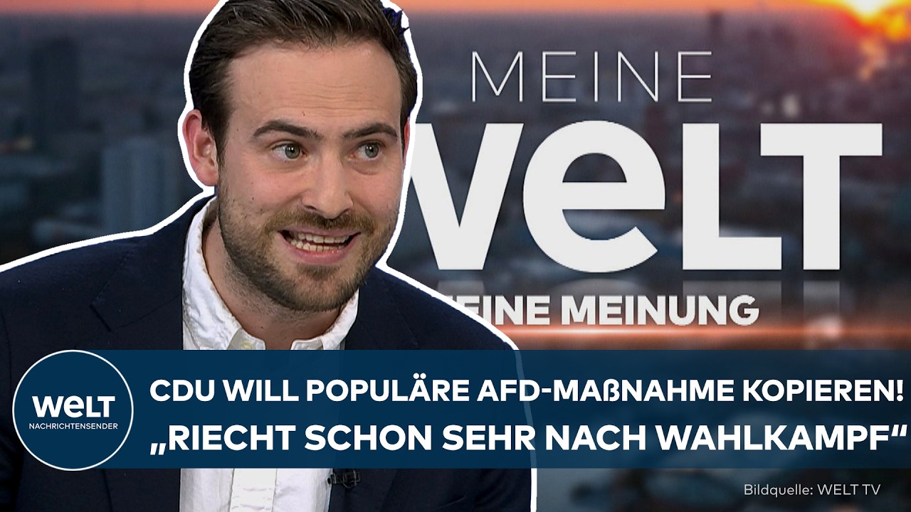MEINUNG: „Riecht schon sehr nach Wahlkampf!“ CDU will populäre AfD-Maßnahme kopieren! | Vorbach