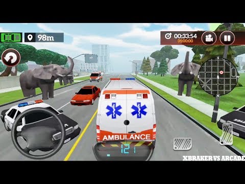 Drive for Speed Simulator Update 2020: Ambulance Car Driving Arrive Mode - Android GamePlay 3D