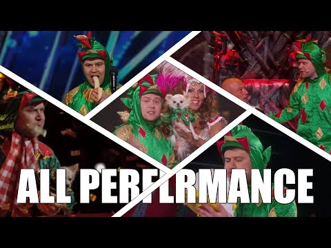 Piff the Magic Dragon Comedic Magician America's Got Talent  2015 All Performances｜GTF
