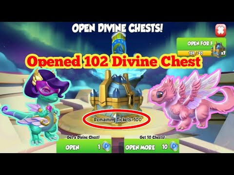 I opened 100+ Divine Chest- Divine Winter Event || Chapter 1 || Goodluck.[Dragon Mania Legends]🇵🇭