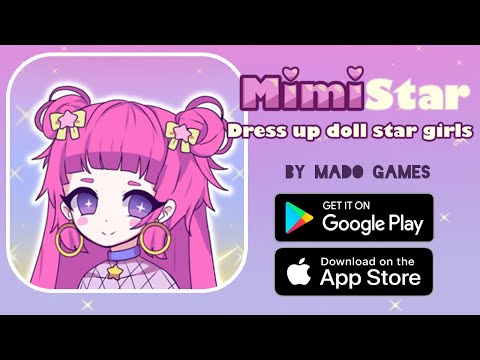 Mimistar dress up chibi doll Video