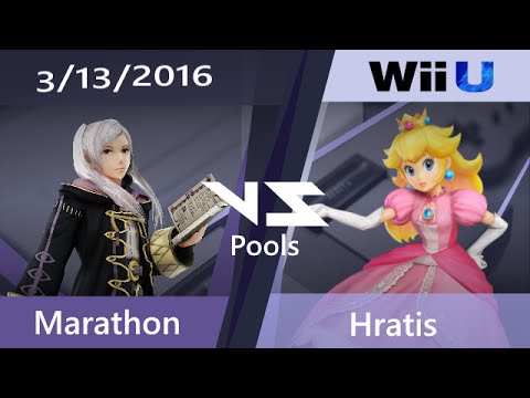 Super SmashNest 5 Pools L-R3 - Marathon (Robin, Cloud) Vs. Hratis (Peach, Yoshi)