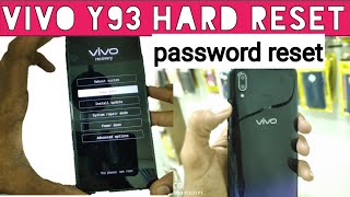 vivo y93(1814) hard reset l pattern password unlocking l wipe data reset