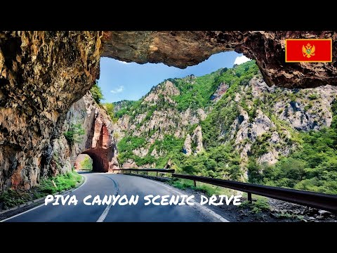 E762 🇲🇪 | The Breathtaking Piva Canyon Road (Plužine - GP Šćepan Polje)