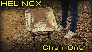 Sitzen auf einem Stuhl im Gelände ist nur für Weicheier! Helinox Chair One!