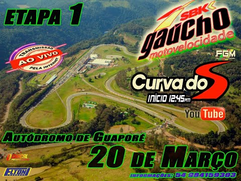 SBK GAÚCHO DE MOTOVELOCIDADE - ETAPA 01 - GUAPORÉ/RS
