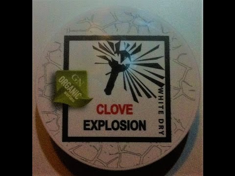 Snus Review of Clove Explosion white dry by GN tobacco