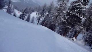 preview picture of video 'Surlej - my favourite piste in the St. Moritz Corvatsch ski area'