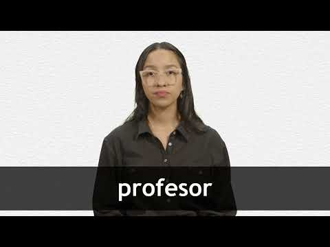 Professor In Spanish Traducción en inglés de “PROFESOR” | Collins Diccionario español-inglés