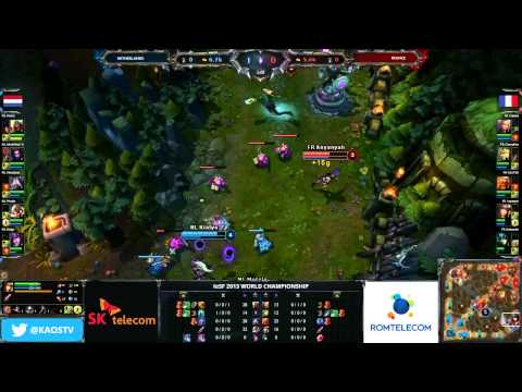 Netherlands Vs. France - Group stage - IeSF 2013 world championship