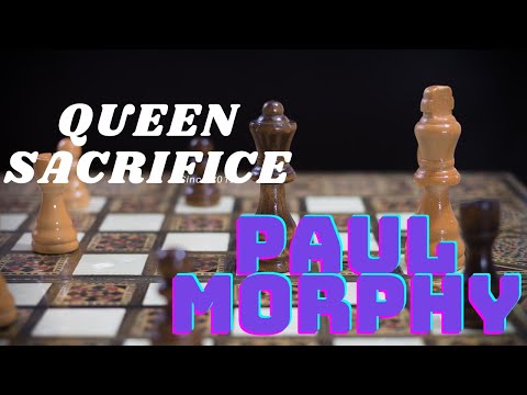 1857 Brilliant Queen Sacrifice by Paul Morphy || Famous Chess Games