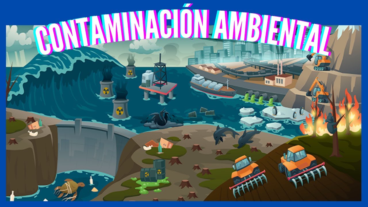 Contaminación ambiental. Para niños