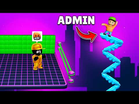 I 1v1ed The #1 Stumble Guys Player.. But I'm Using Admin Abuse!