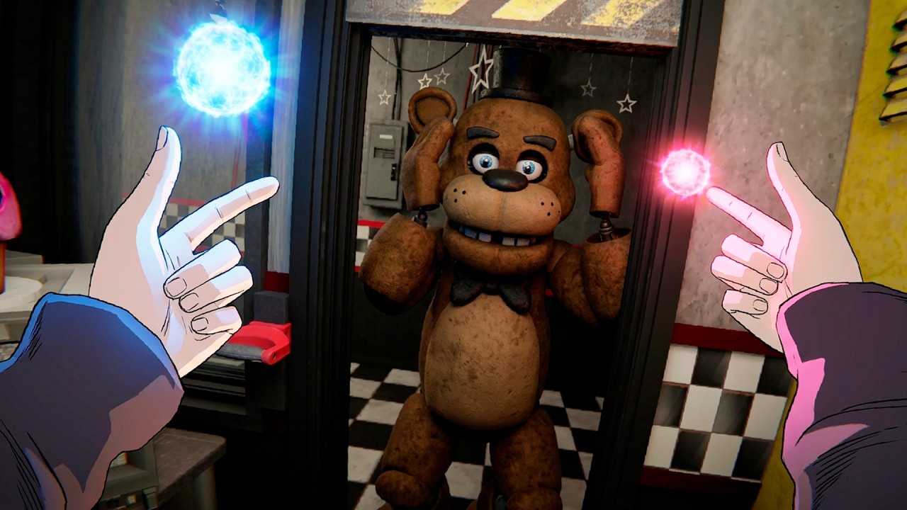 Usei os Poderes do GOJO na Pizzaria do FNAF no Bonelab VR