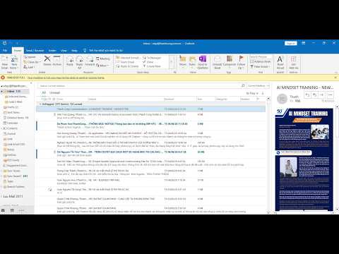 Lưu mail vào ổ đĩa máy tính khi mail đày trong outloock.