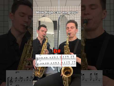 Highest notes on saxophone?!