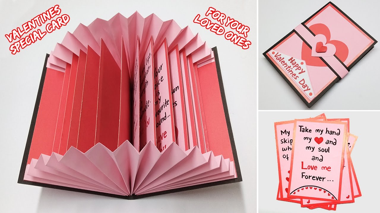 Watch video Valentines Day Card | DIY Valentine Card for Loved One | Love Greeting Cards Latest Design Handmade Now Valentines Day Card | DIY Valentine Card for Loved One | Love Greeting Cards Latest Design Handmade