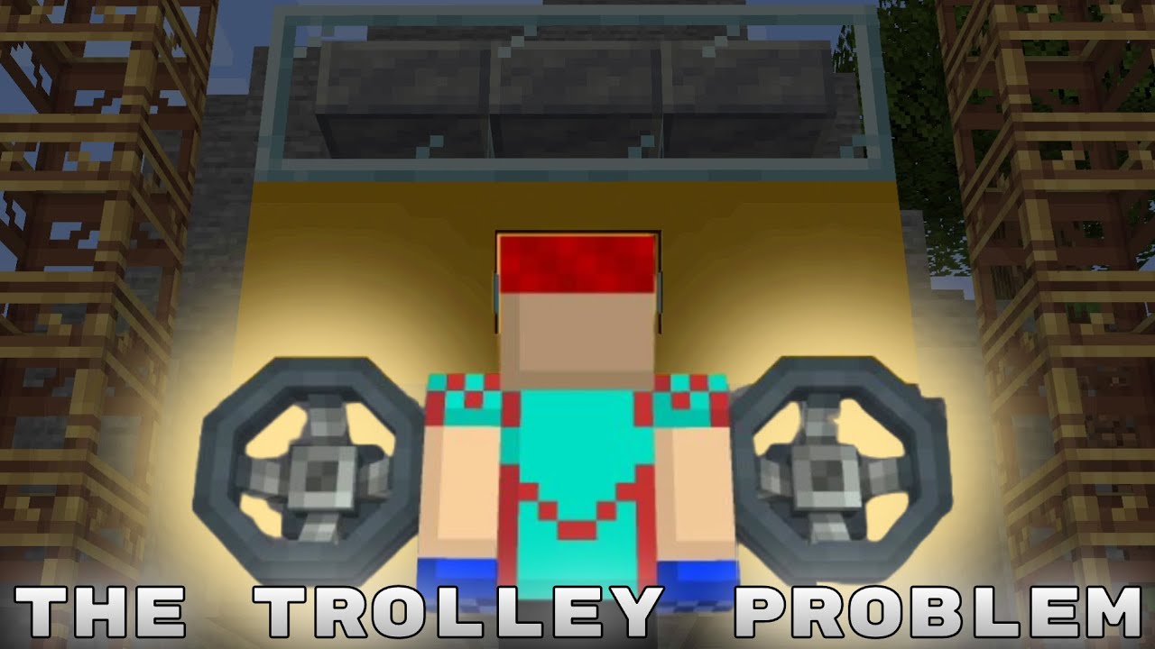 A Test of Logic... or Morals? | The Trolley Problem - A Minecraft Map by KinterVinter