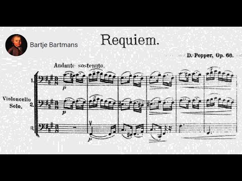David Popper - Requiem for three Cellos, Op. 66 (1891)