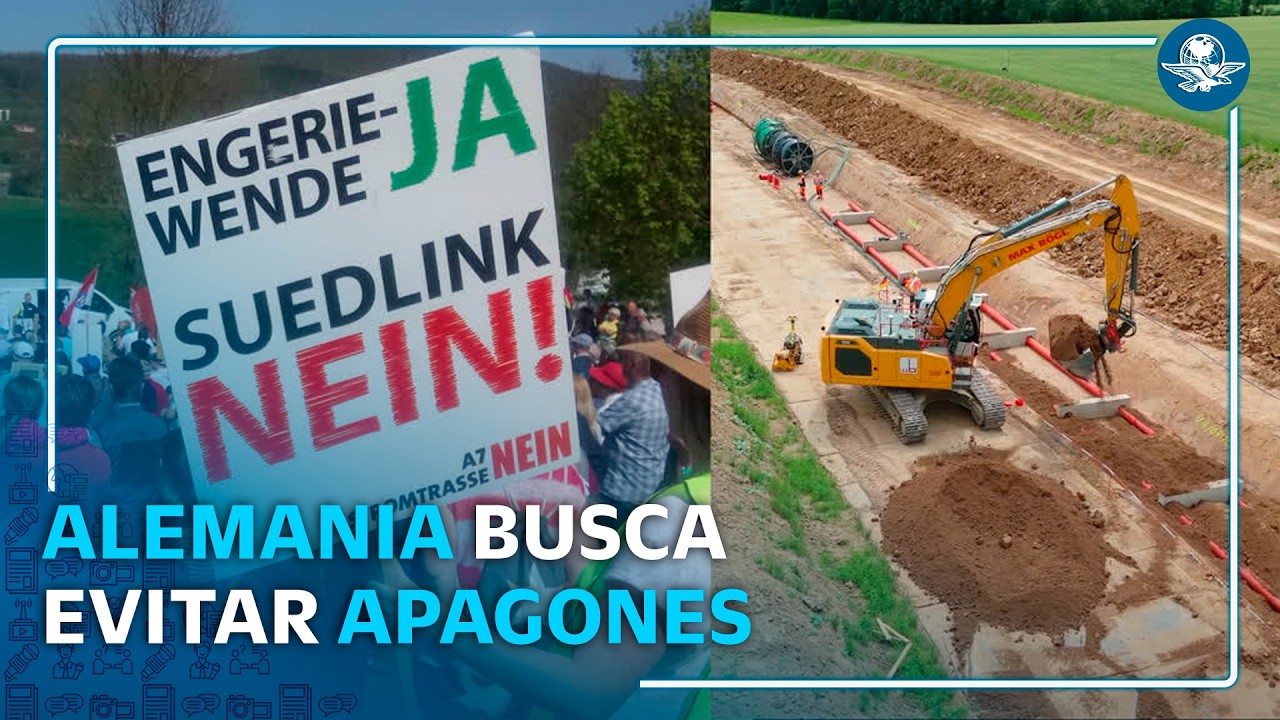 Alemania construye una red subterránea para evitar apagones