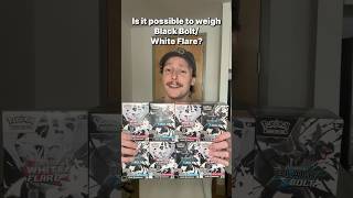 Can you weigh Black Bolt and White Flare? #pokemon #pokemoncards #openingpokemon
