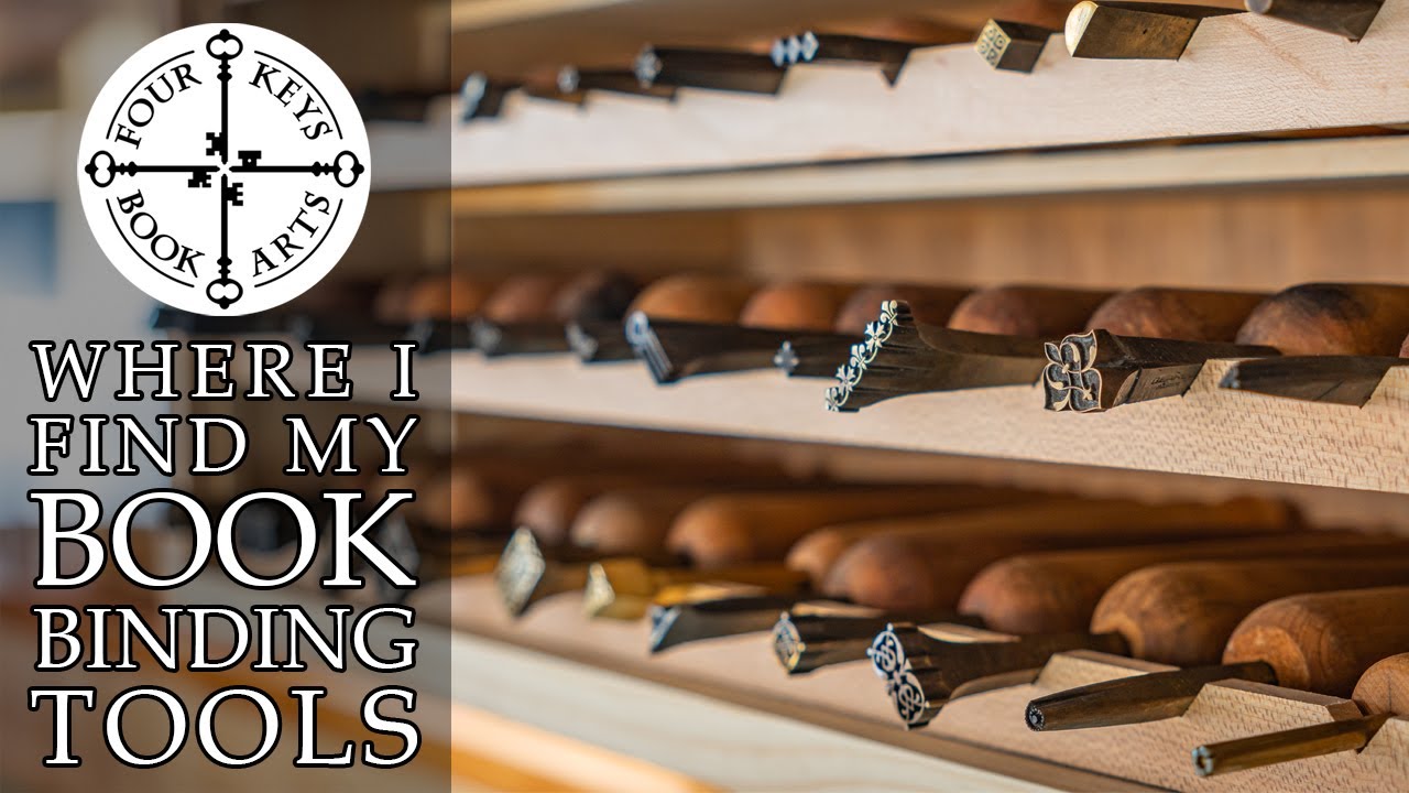 Where I Find Bookbinding Tools & Building a Hand Tool Storage/Display Rack