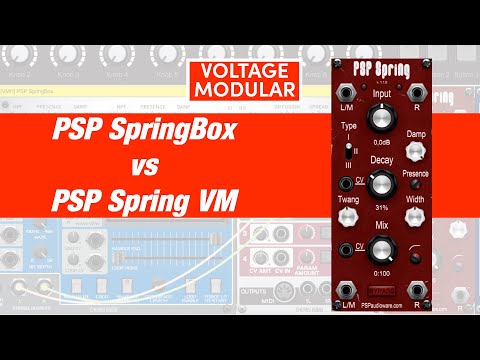 PSP SpringBox vs PSP Spring Voltage Modular