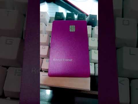 slice small finance bank debit card #slice physical debit card first look #slicebank #zerobalance