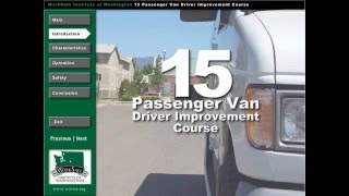 15 Passenger Van Training