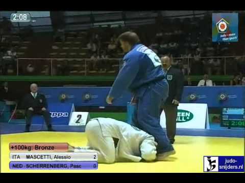 Alessio Mascetti (ITA) - Pascal Scherrenberg (NED) [+100kg] bronze