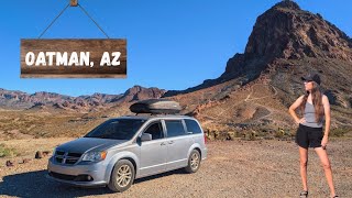 Leaving Quartzsite: Chasing Wild Burros & a New Adventure! | Solo Female Van Life in a Minivan