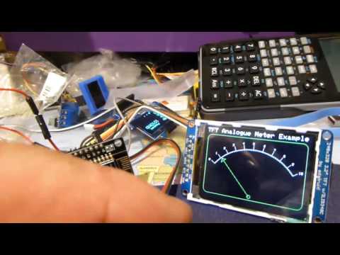 Tech Note 003 - ESP8266 Analogue/Analog Meter using a TFT display