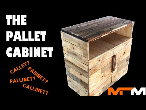I Made A Cabinet Out Of Pallets!