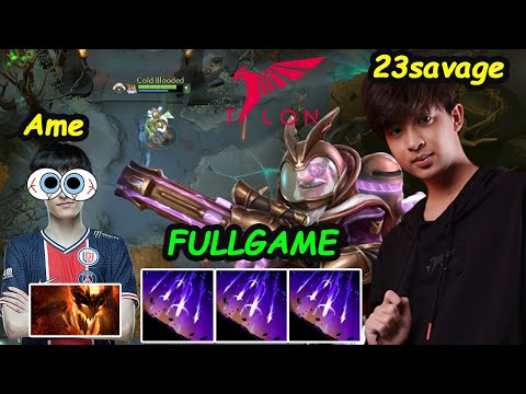 Talon 23savage Sniper - 12K MMR Carry Practice Hard Perspective Fullgame vs PSG.LGD.Ame Dota 2 7.31D