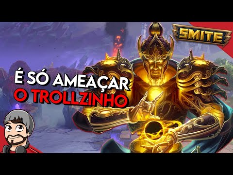 É SÓ AMEAÇAR O TROLLZINHO QUE ELE PARA! JANUS MID - Master Ranked Conquista - ⚡ Smite BR